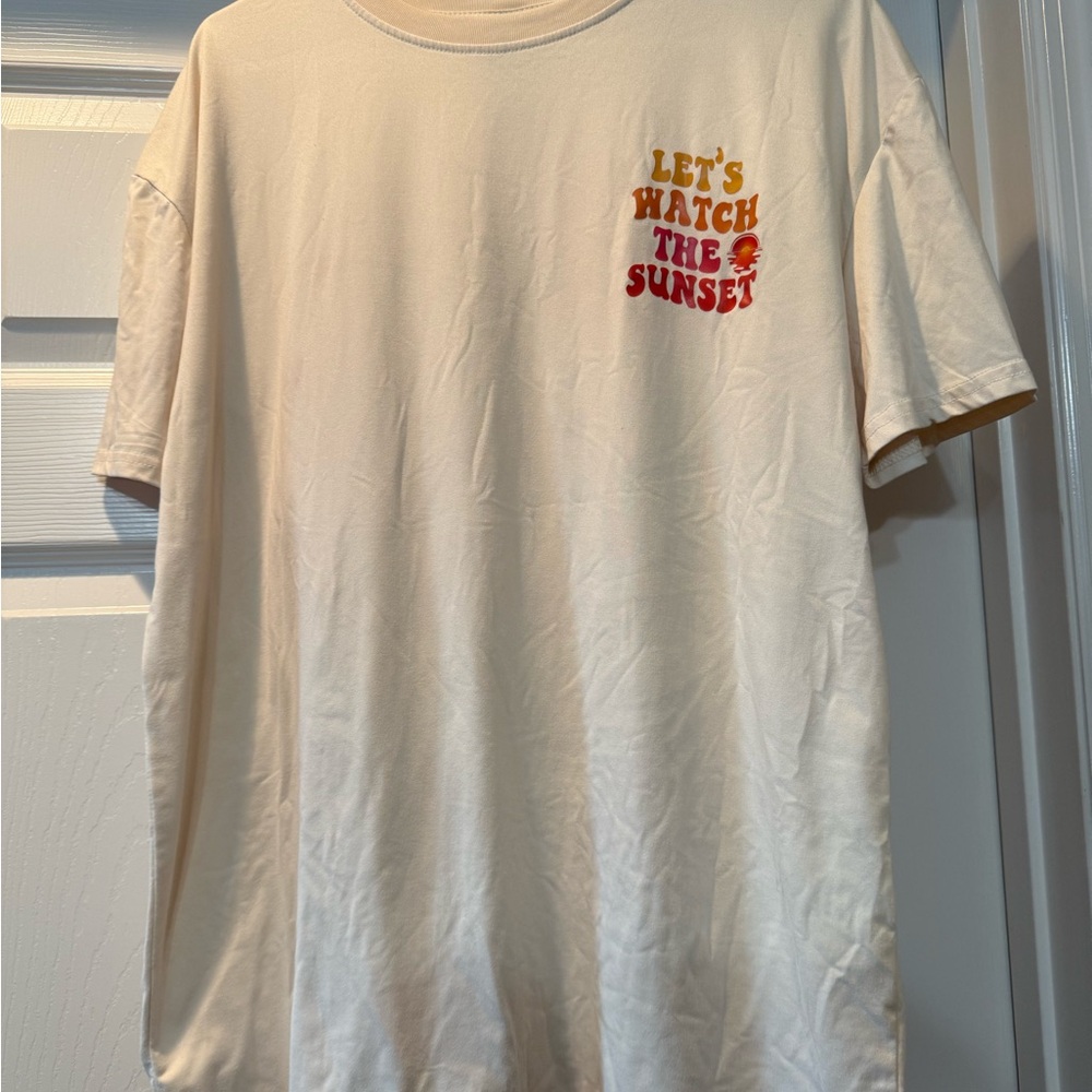 Cream Graphic T-Shirt